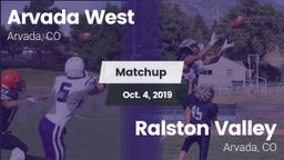 Matchup: Arvada West High vs. Ralston Valley  2019