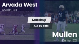 Matchup: Arvada West High vs. Mullen  2019