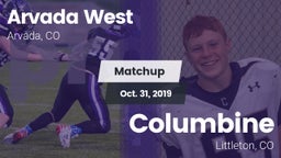 Matchup: Arvada West High vs. Columbine  2019