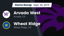 Recap: Arvada West  vs. Wheat Ridge  2019