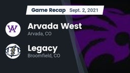 Recap: Arvada West  vs. Legacy   2021