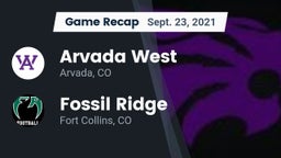 Recap: Arvada West  vs. Fossil Ridge  2021