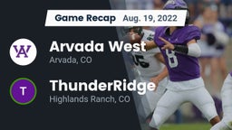 Recap: Arvada West  vs. ThunderRidge  2022