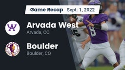 Recap: Arvada West  vs. Boulder  2022