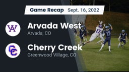 Recap: Arvada West  vs. Cherry Creek  2022