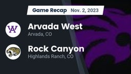 Recap: Arvada West  vs. Rock Canyon  2023