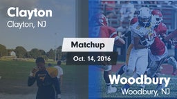 Matchup: Clayton  vs. Woodbury  2016