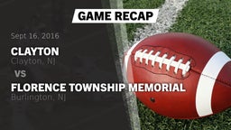 Recap: Clayton  vs. Florence Township Memorial  2016