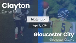 Matchup: Clayton  vs. Gloucester City  2018