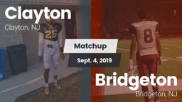 Matchup: Clayton  vs. Bridgeton  2019