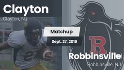 Matchup: Clayton  vs. Robbinsville  2019