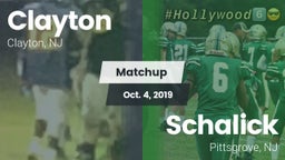 Matchup: Clayton  vs. Schalick  2019