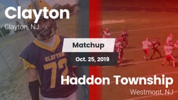 Matchup: Clayton  vs. Haddon Township  2019