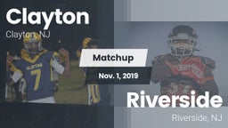 Matchup: Clayton  vs. Riverside  2019