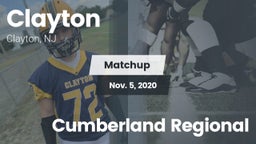 Matchup: Clayton  vs. Cumberland Regional  2020
