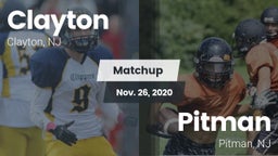 Matchup: Clayton  vs. Pitman  2020