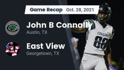 Recap: John B Connally  vs. East View  2021