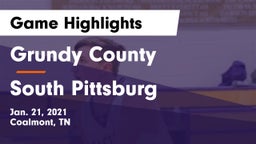Grundy County  vs South Pittsburg  Game Highlights - Jan. 21, 2021