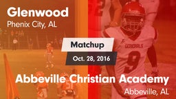 Matchup: Glenwood  vs. Abbeville Christian Academy  2016
