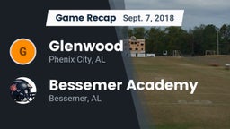 Recap: Glenwood  vs. Bessemer Academy  2018
