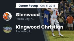 Recap: Glenwood  vs. Kingwood Christian  2018