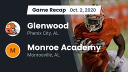 Recap: Glenwood  vs. Monroe Academy  2020