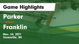 Parker  vs Franklin  Game Highlights - Nov. 24, 2021