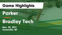 Parker  vs Bradley Tech  Game Highlights - Nov. 30, 2021
