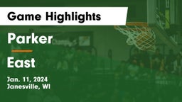 Parker  vs East  Game Highlights - Jan. 11, 2024