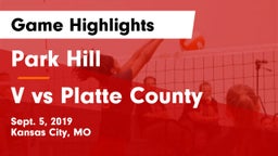 Park Hill  vs V vs Platte County Game Highlights - Sept. 5, 2019