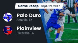 Recap: Palo Duro  vs. Plainview  2017