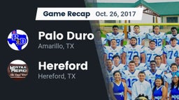 Recap: Palo Duro  vs. Hereford  2017