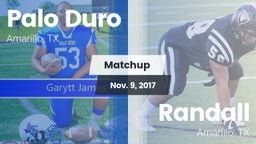 Matchup: Palo Duro High vs. Randall  2017
