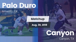 Matchup: Palo Duro High vs. Canyon  2018