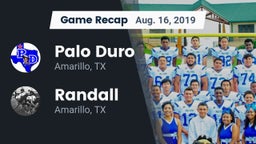 Recap: Palo Duro  vs. Randall  2019