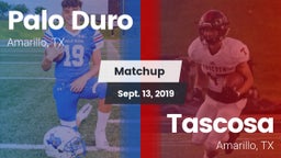Matchup: Palo Duro High vs. Tascosa  2019
