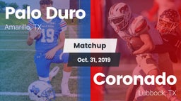 Matchup: Palo Duro High vs. Coronado  2019