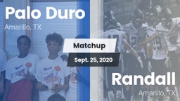 Matchup: Palo Duro High vs. Randall  2020
