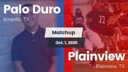 Matchup: Palo Duro High vs. Plainview  2020