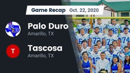 Recap: Palo Duro  vs. Tascosa  2020