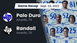 Recap: Palo Duro  vs. Randall  2022