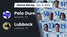 Recap: Palo Duro  vs. Lubbock  2022