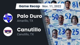 Recap: Palo Duro  vs. Canutillo  2022