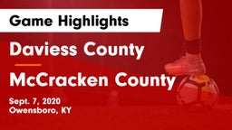 Daviess County  vs McCracken County  Game Highlights - Sept. 7, 2020
