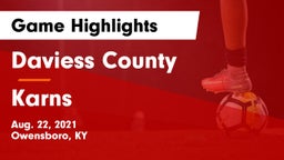 Daviess County  vs Karns  Game Highlights - Aug. 22, 2021