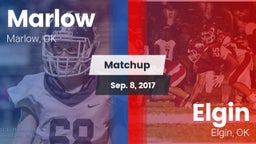 Matchup: Marlow  vs. Elgin  2017