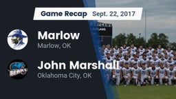 Recap: Marlow  vs. John Marshall  2017