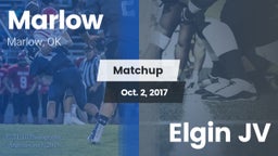 Matchup: Marlow  vs. Elgin JV 2017