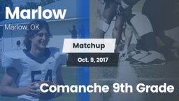 Matchup: Marlow  vs. Comanche 9th Grade 2017