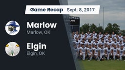 Recap: Marlow  vs. Elgin  2017